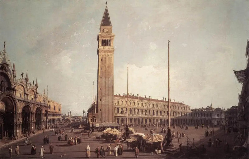La Place Saint-Marc mod sydvest - Canaletto