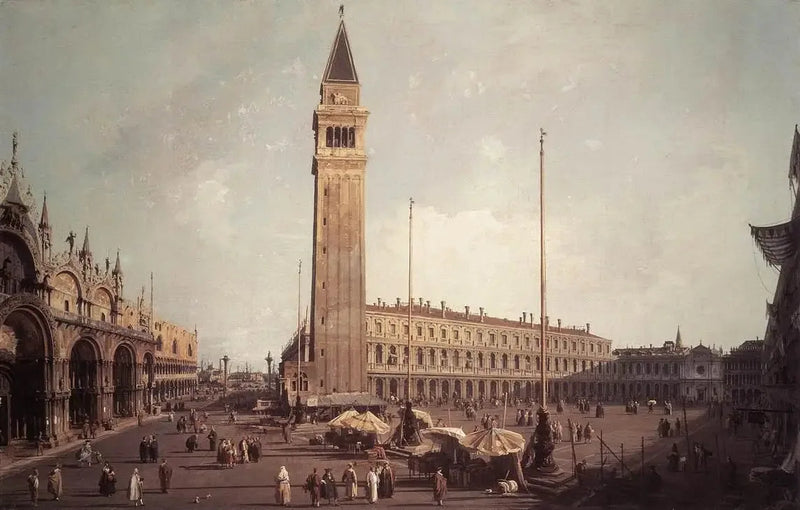 La Place Saint-Marc mod sydvest - Canaletto