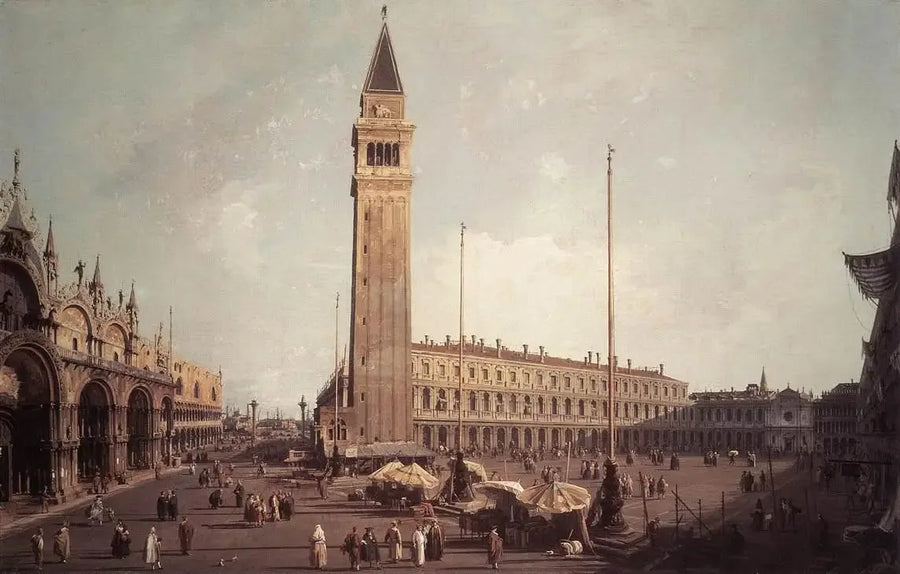 La Place Saint-Marc mod sydvest - Canaletto