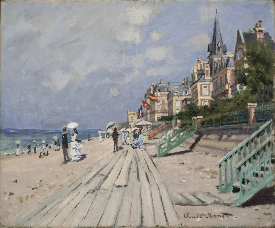 Stranden i Trouville W156 - Claude Monet