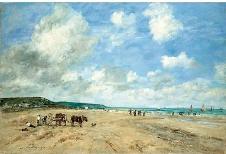 Deauville Strand - Eugène Boudin