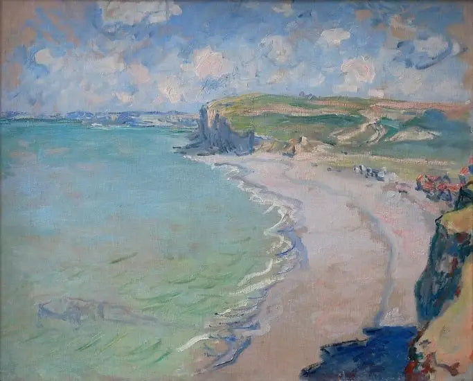 Stranden ved Pourville - Claude Monet
