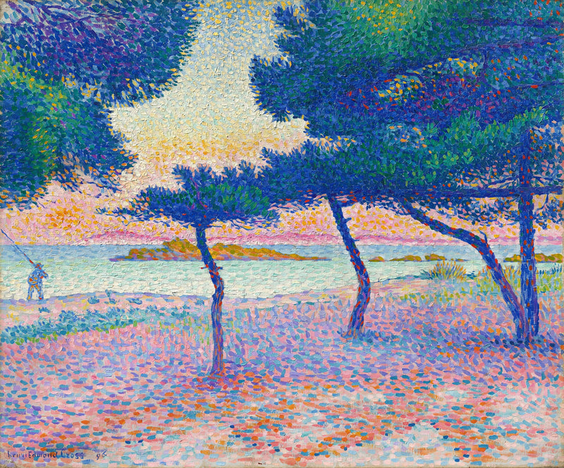 Strandpromenaden ved Saint-Clair - Henri-Edmond Cross