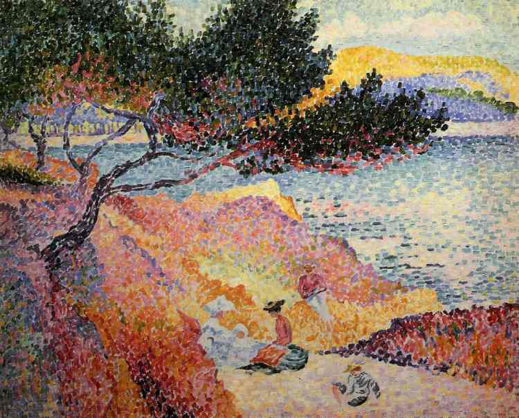 Saint-Clair-stranden - Henri-Edmond Cross