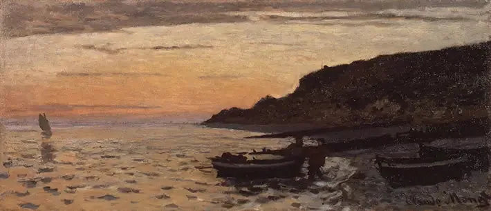 Stranden ved Sainte-Adresse - Claude Monet