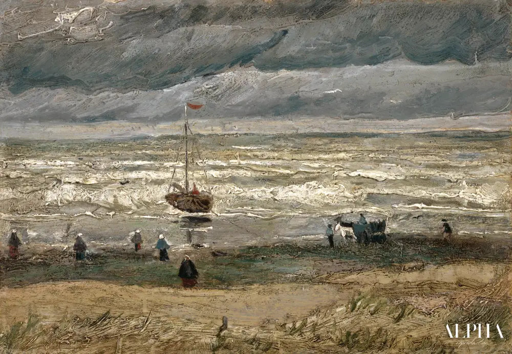 La plage de Schéveningue - Van Gogh - Reproductions de tableaux et peintures haut de gamme