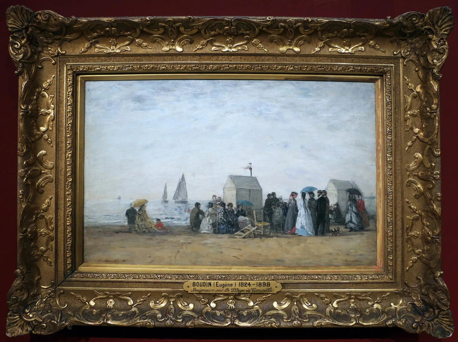 Trouville Strand - Eugène Boudin