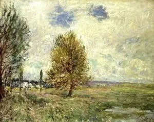 Sletterne ved Veneux-Nadon - Alfred Sisley