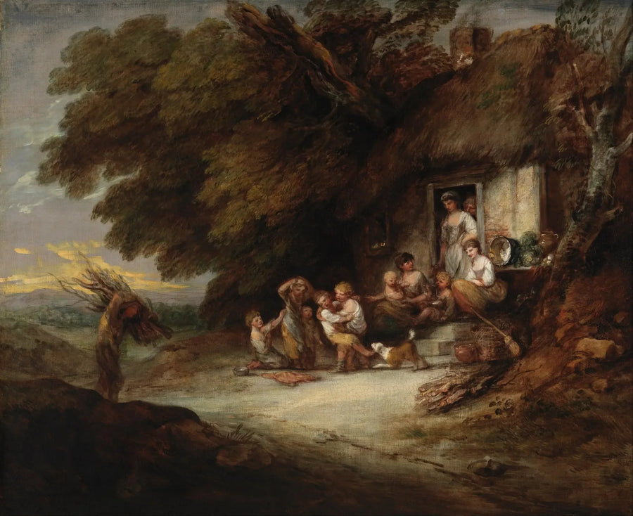 Hyttens dør - Thomas Gainsborough