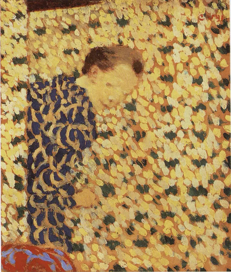 Den halvlukkede dør - Édouard Vuillard