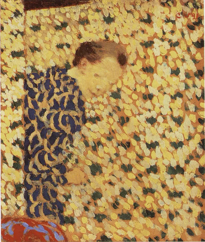 Den halvlukkede dør - Édouard Vuillard