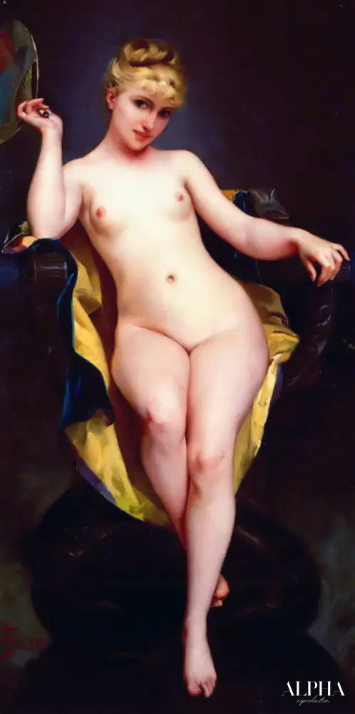 La Pose - Luis Ricardo Falero - Reproductions de tableaux et peintures haut de gamme