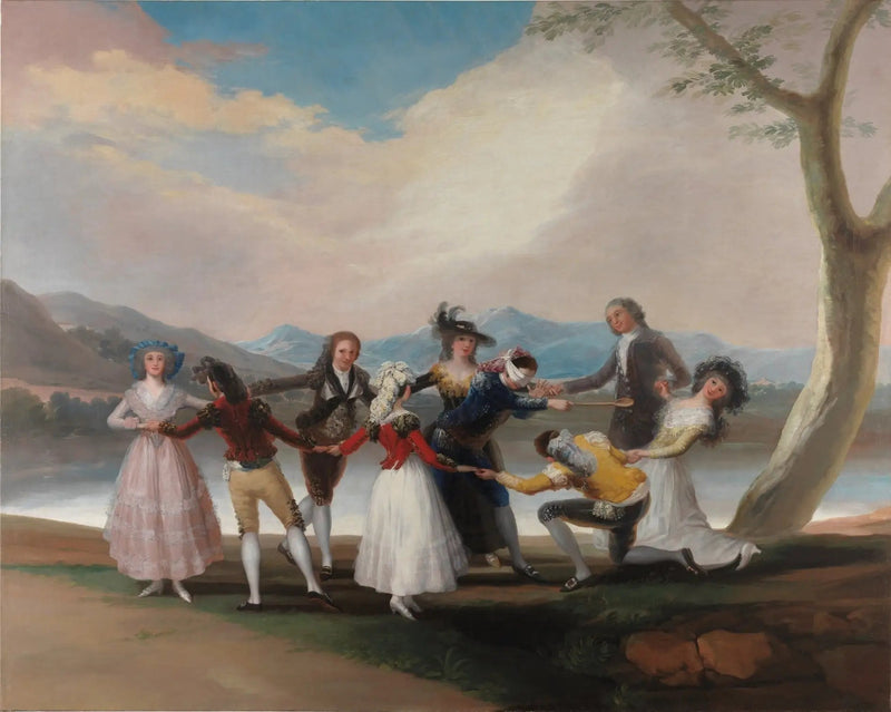 Den blinde høne - Francisco de Goya