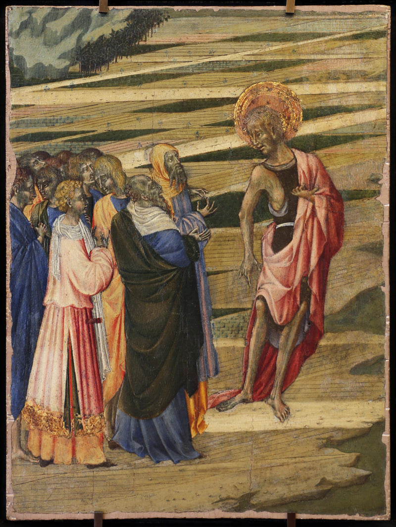 Johannes Døberens Forkyndelse - Giovanni di Paolo