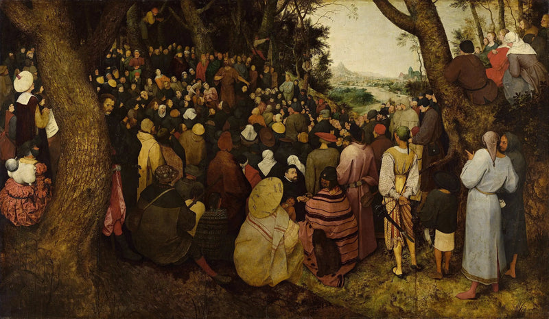 Johannes Døberens Prædiken - Pieter Brueghel den Ældre