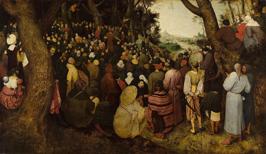 Johannes Døberens Prædiken - Pieter Brueghel den Ældre