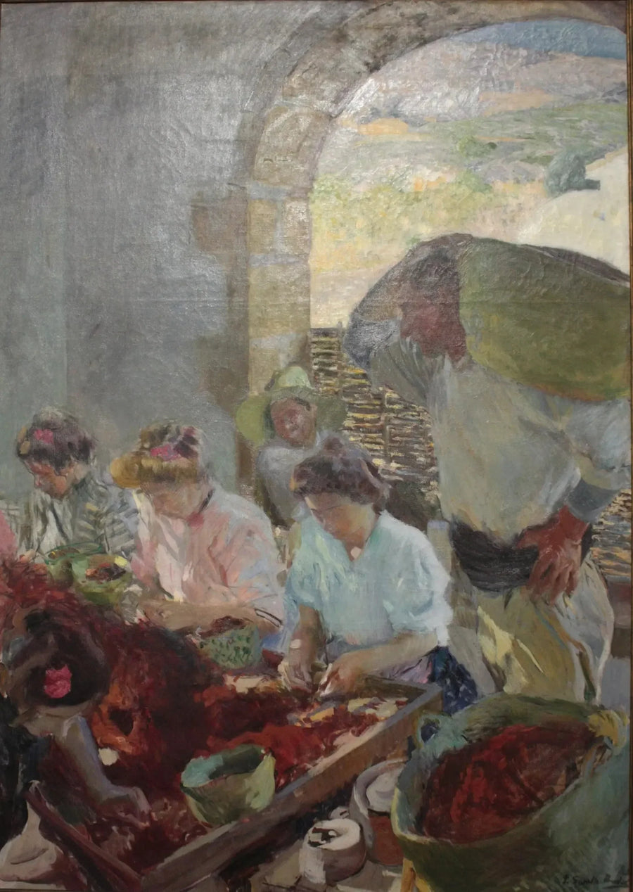 Forberedelsen af rosiner - Joaquín Sorolla