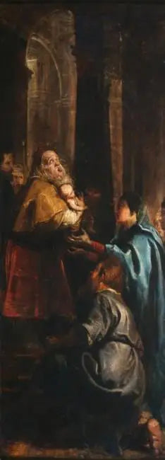 Præsentationen i Templet - Peter Paul Rubens
