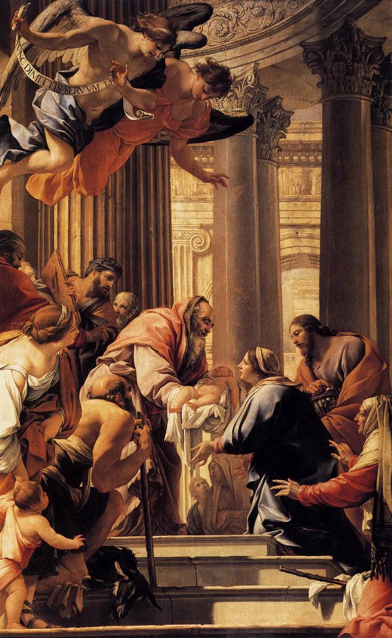 Tempelets præsentation - Simon Vouet