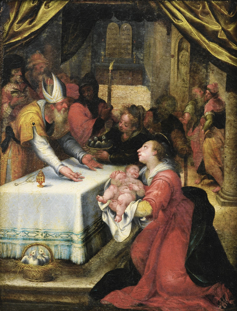 Jesu præsentation i Templet - Denis Calvaert