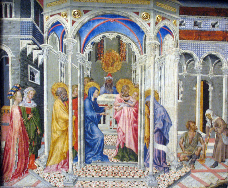 Jesu Præsentation i Templet - Giovanni di Paolo
