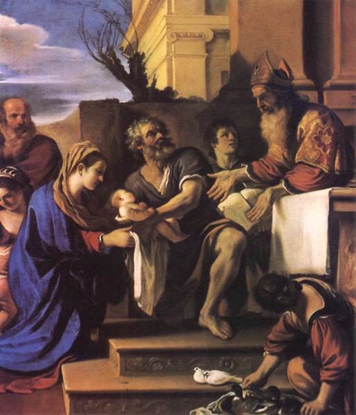 Jesu Præsentation i Templet - Guercino