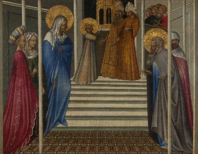 Jomfruens Præsentation - Giovanni di Paolo