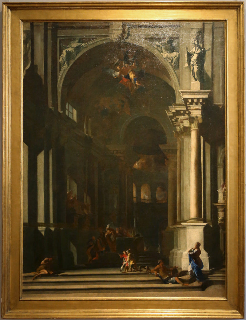 Præsentatoren ved Templet - Andrea Pozzo
