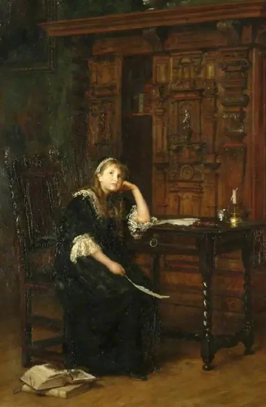 Prinsesse Elizabeth i fængsel i St James's - John Everett Millais