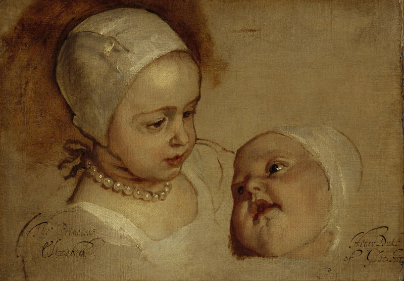 Prinsesse Elizabeth og Prinsesse Anne - Antoine van Dyck