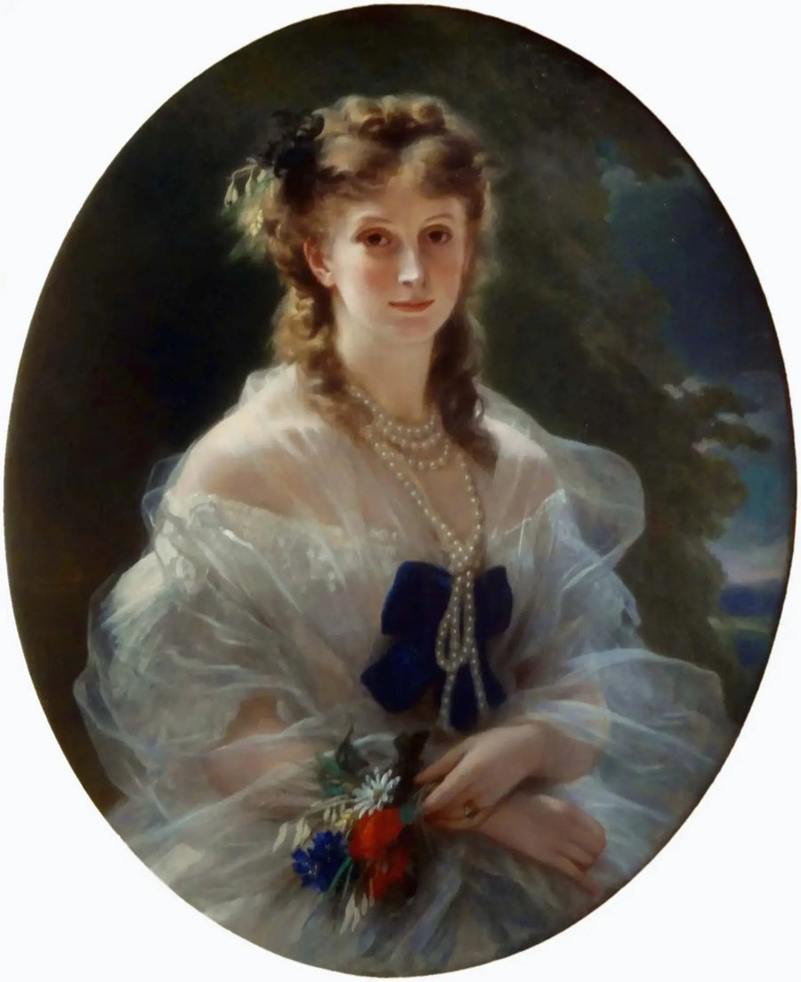 Prinsesse Sophie Troubetskoï, hertuginde af Morny - Franz Xaver Winterhalter