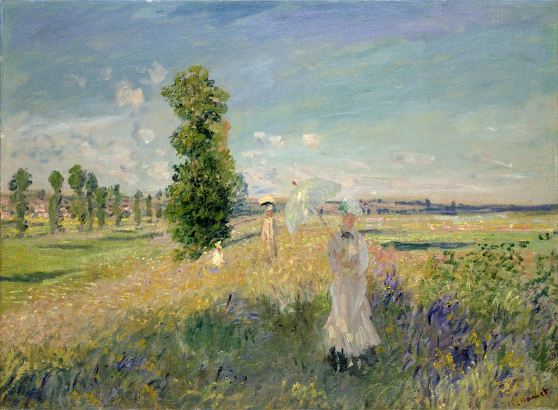 The Walk i Argenteuil W379 - Claude Monet
