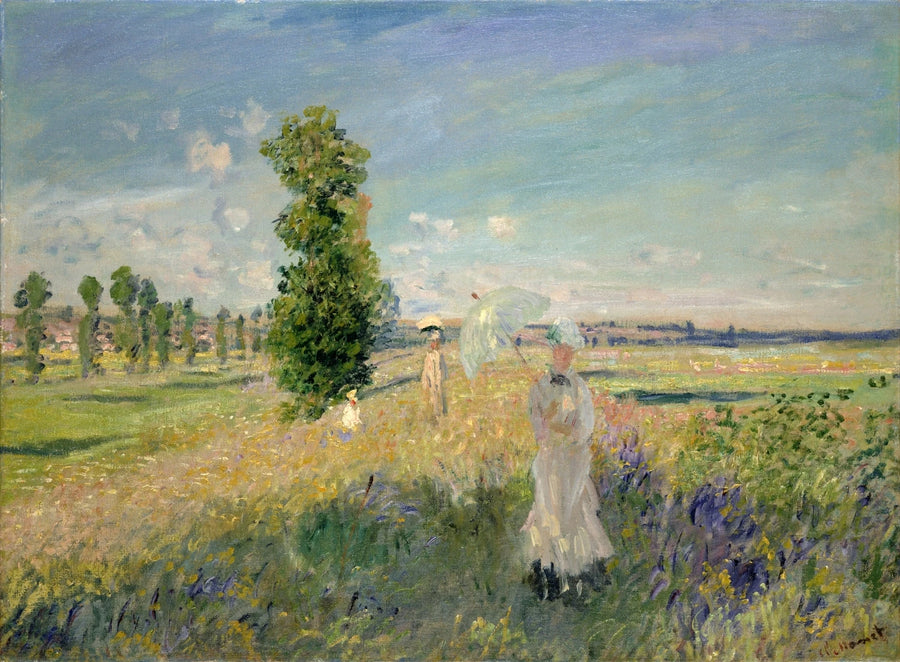 The Walk i Argenteuil W379 - Claude Monet