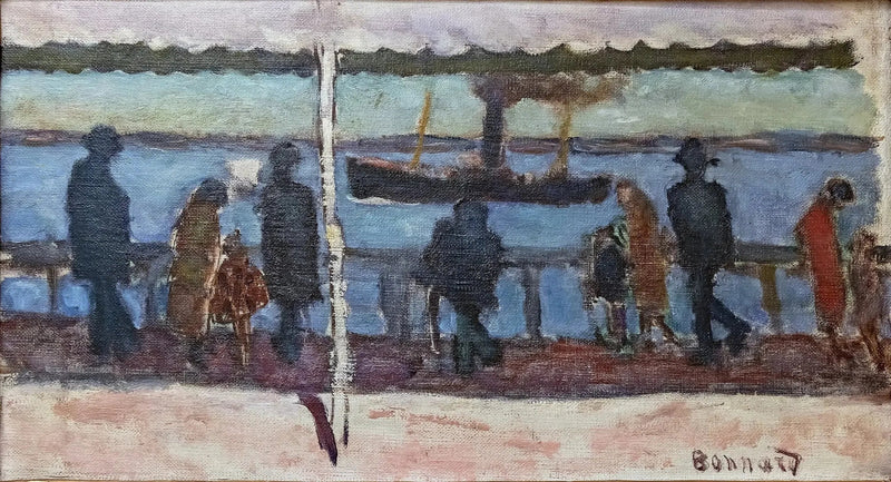 Gåturen ved flodbredden - Pierre Bonnard