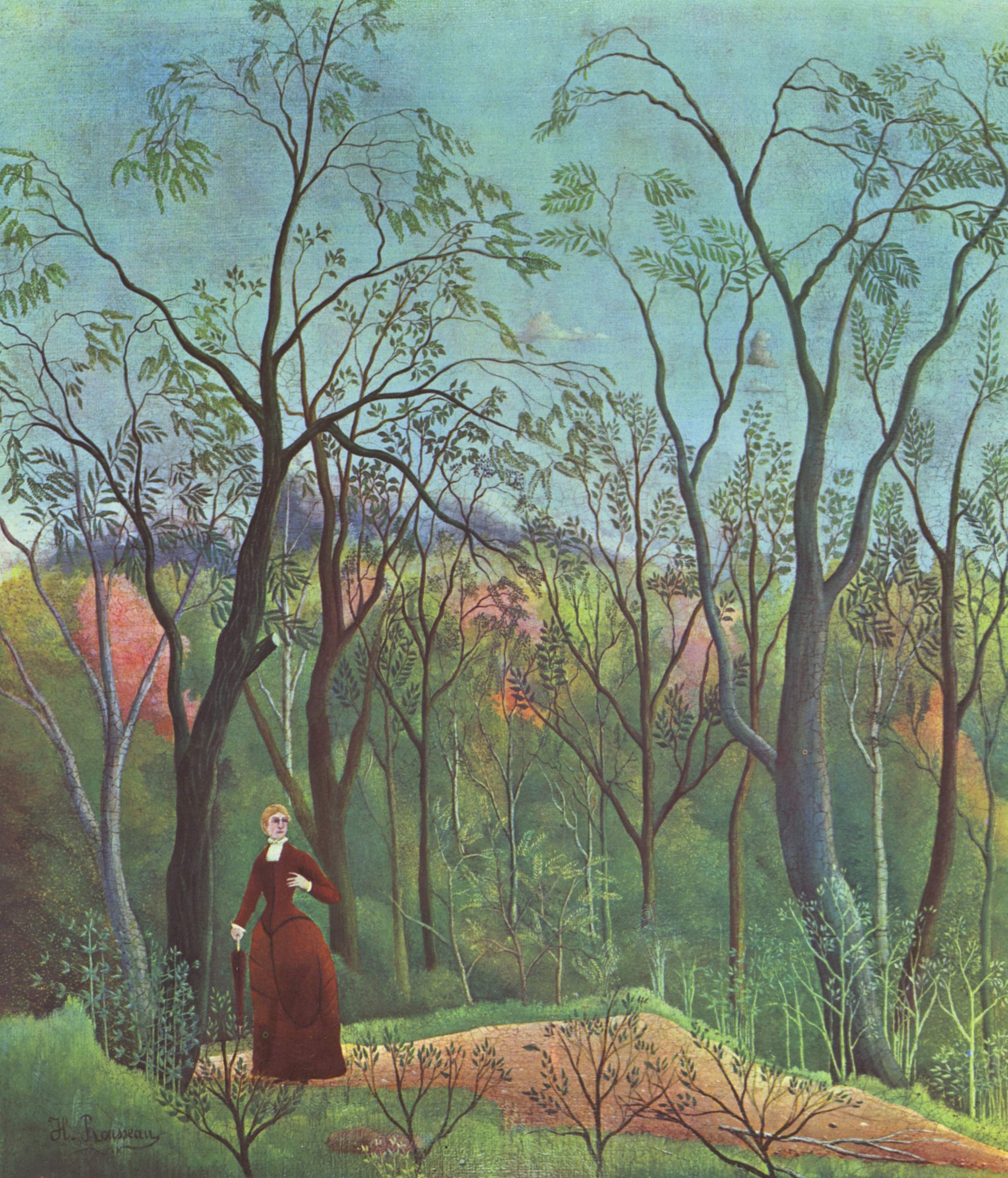 La Promenade dans la forêt - Henri Rousseau