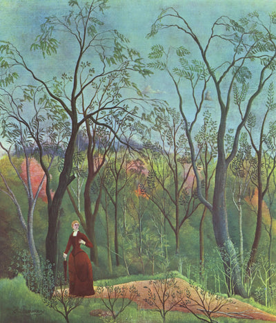 La Promenade dans la forêt - Henri Rousseau - Alpha Reproduction