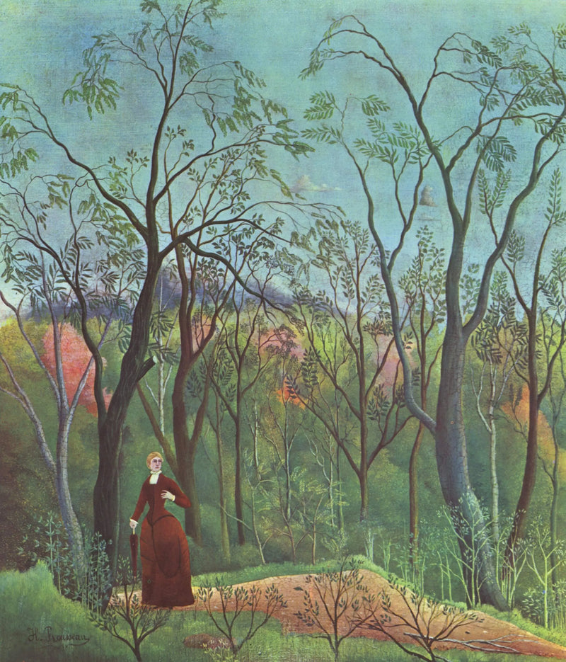 La Promenade dans la forêt - Henri Rousseau