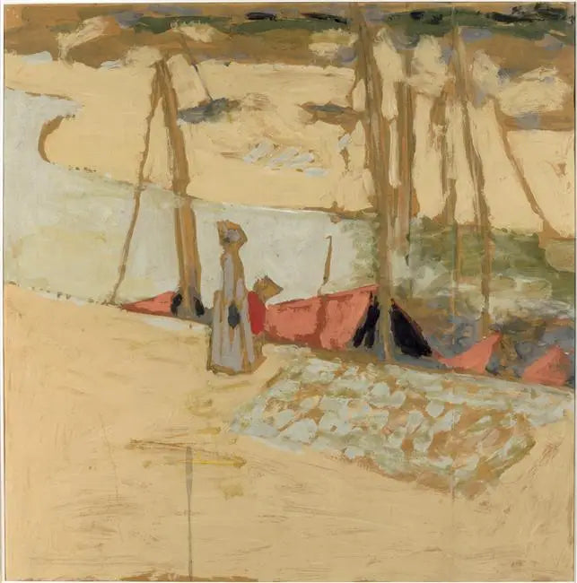 La Promenade dans le port - Édouard Vuillard