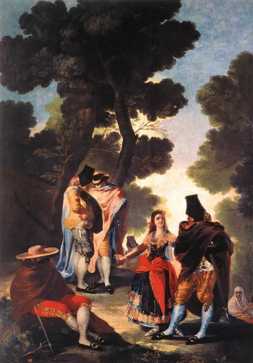 Gåturen i Andalusien - Francisco de Goya