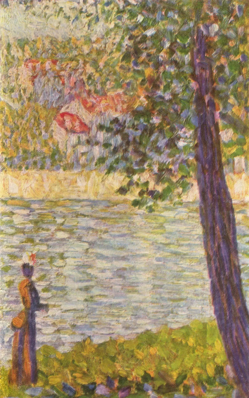 Den morgenlige spadseretur - Georges Seurat