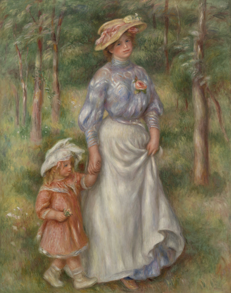 Gåturen - Pierre-Auguste Renoir