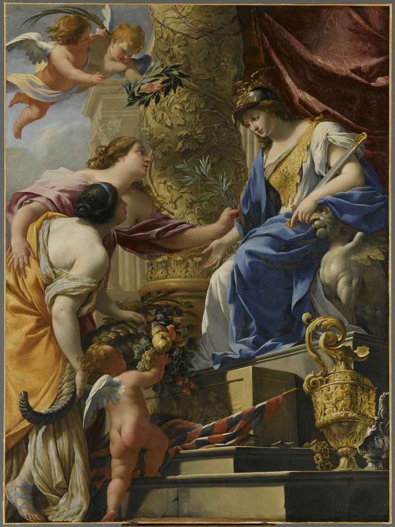 Forsigtighed bringer fred og overflod - Simon Vouet