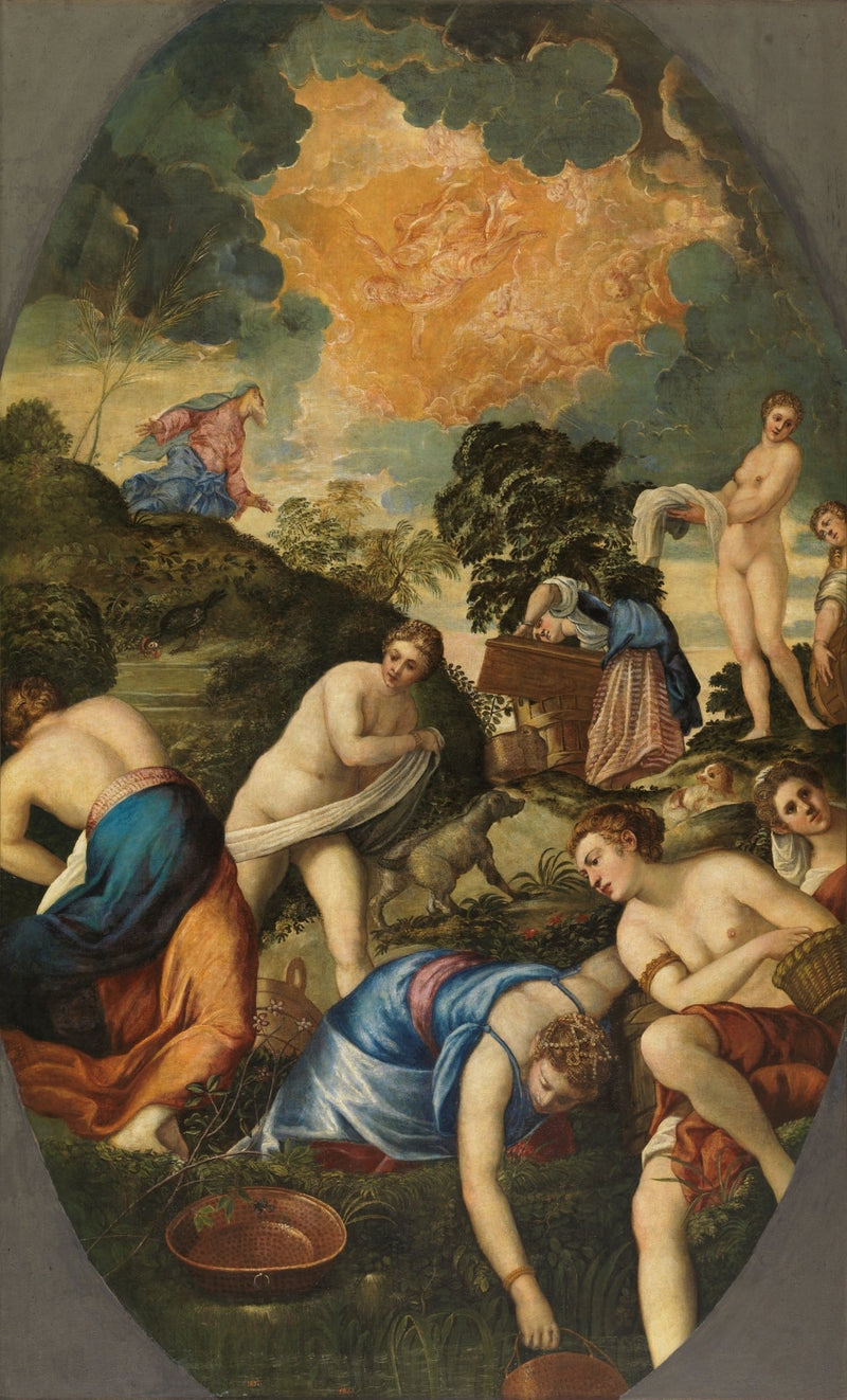 Madianitternes jomfruers renselse - Jacopo Tintoretto