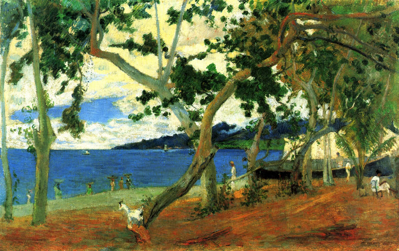 Saint-Pierre-bugten set fra Turin-bugten - Paul Gauguin