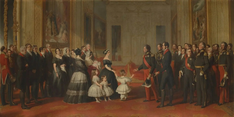 Louis-Philippe, kongen af Frankrigs modtagelse på Windsor-slottet, den 8. oktober 1844 - Franz Xaver Winterhalter