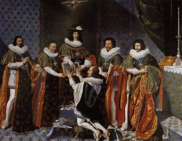 La Reception du Duc de Longueville dans l'ordre du Saint-Esprit par le Roi Louis XIII en 1633 - Philippe de Champaigne
