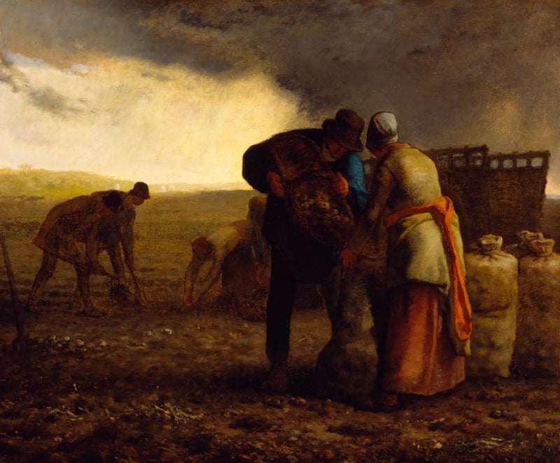 Kartoffeludbyttet - Jean-François Millet
