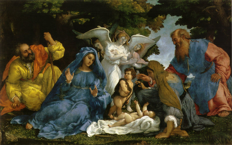 Guds Kristi guddommelige naturgenkendelse - Lorenzo Lotto