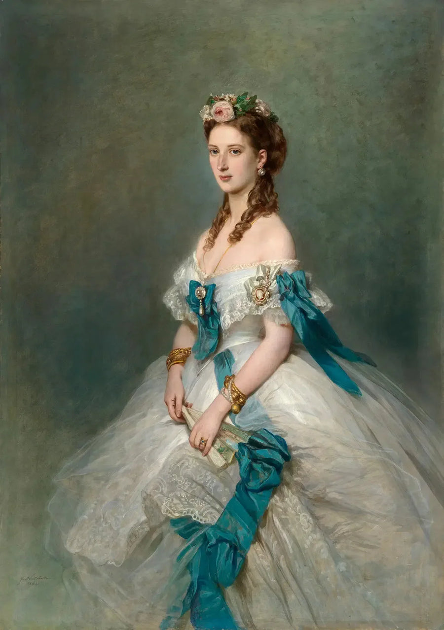 Dronning Alexandra (1844-1925), da hun var prinsesse af Wales - Franz Xaver Winterhalter