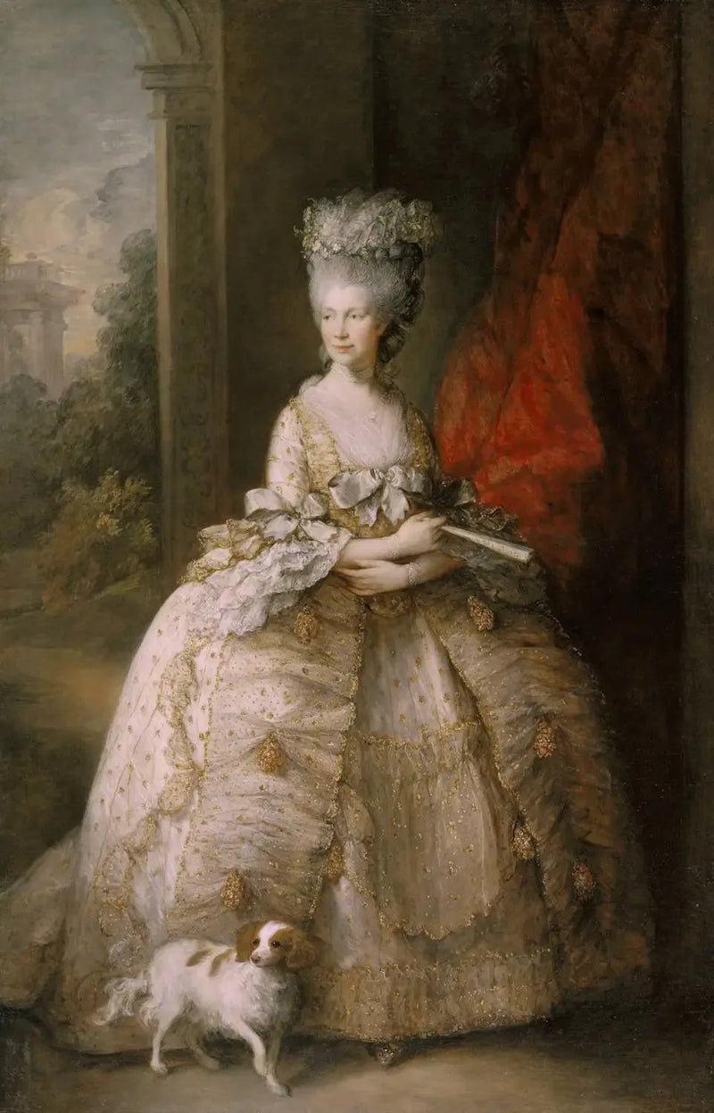 Dronning Charlotte (1744-1818) - Thomas Gainsborough
